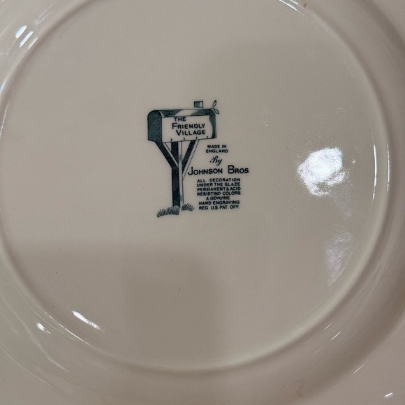 Johnson Bros Friendly Village Pumpkin Accent Dinner Plate 9 in Ceramic England - Picture 4 of 4